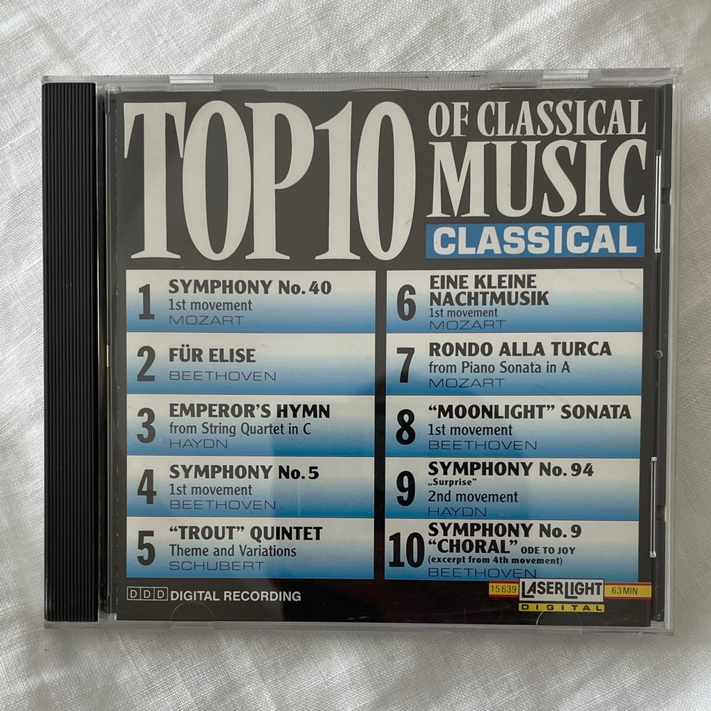 Top 10 of Classical Music CD